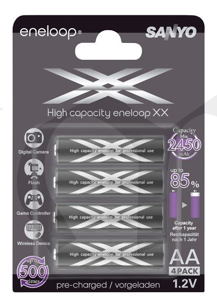 Baterie AA (R6) nabíjecí Eneloop XX 1,2V /2450mAh 4ks