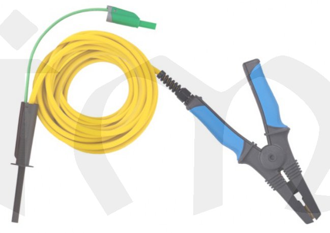 A1822-BLK-2M5 - testovací vodič vn 10kV černý se svorkou